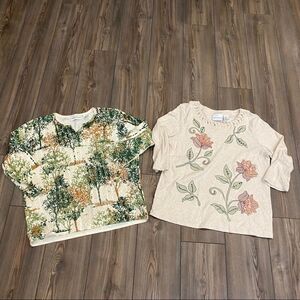 Alfred Dunner Fall Tops Small